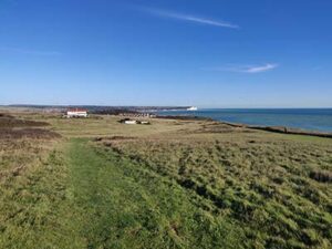 Newhaven & Seaford in the distance