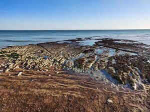 Rocks on beach